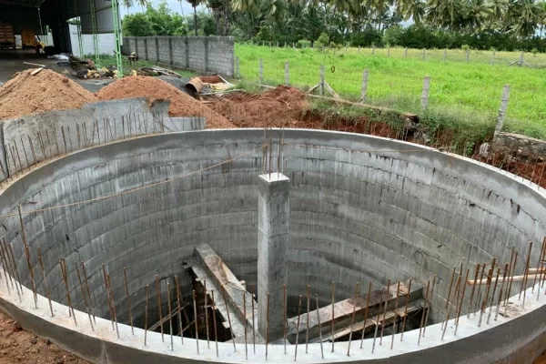 circular water tank construction servie in Chennai